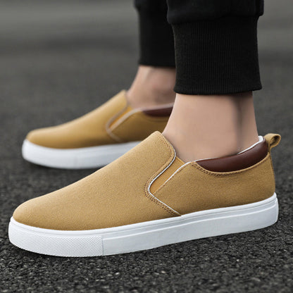 Casual Canvas Mens Slip On Shoes