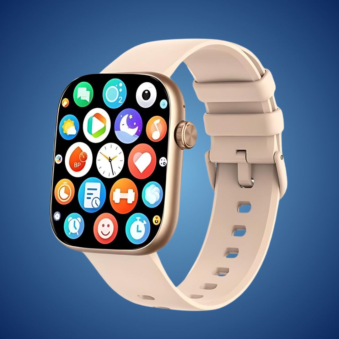 Smart Fitness Tracker Watch with Custom Health Monitoring
