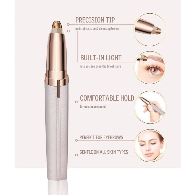 Dual Action Eyebrow and Facial Trimmer