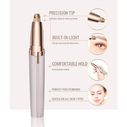 Dual Action Eyebrow and Facial Trimmer