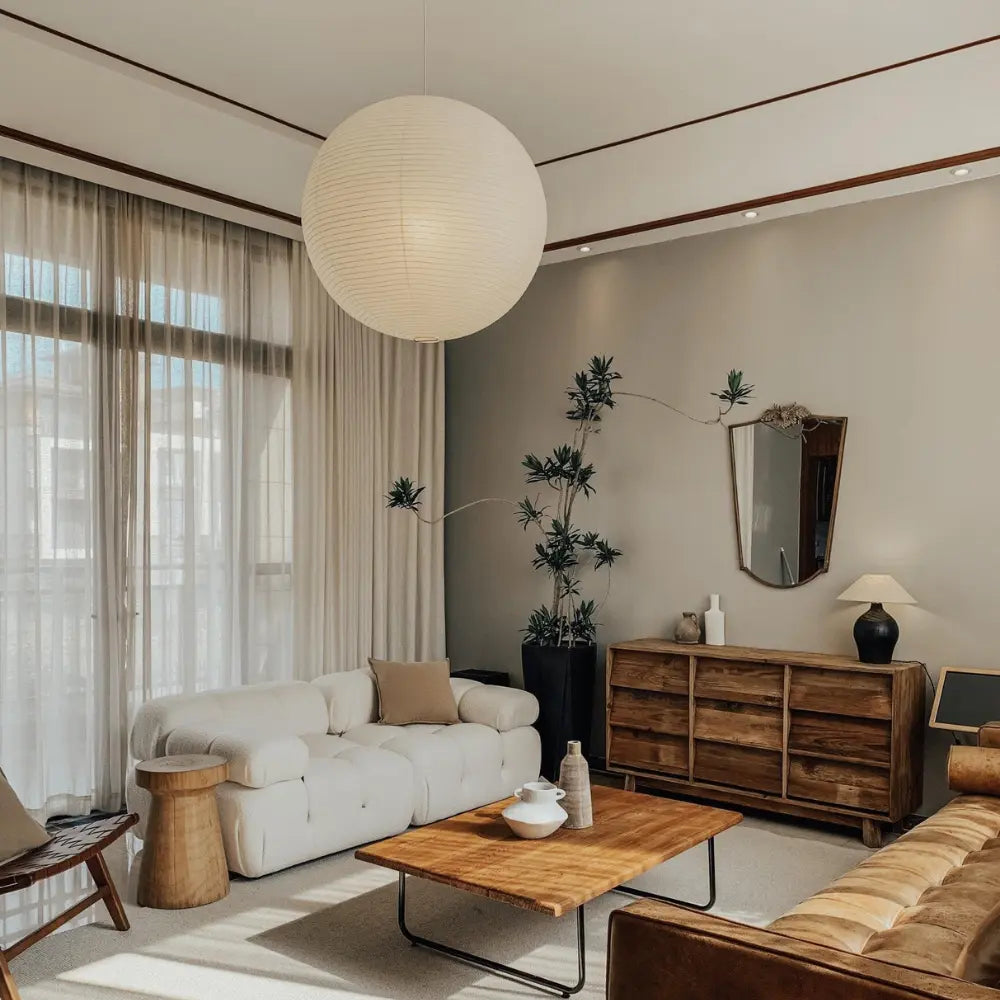 Simple Japanese Style Pendant Light