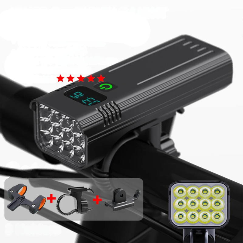 Bright 5000 Lumen Rechargeable Bicycle Front Light