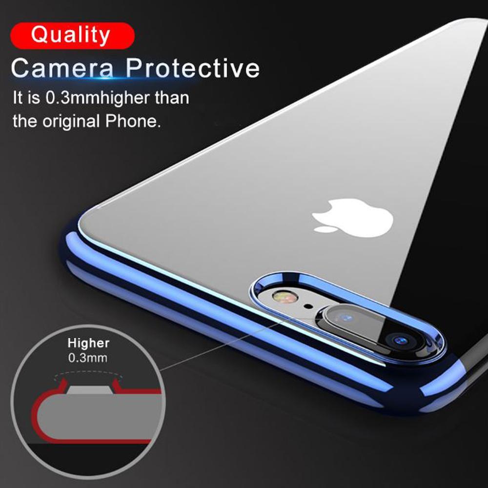 Clear Protective iPhone Case - Shockproof Phone Cover