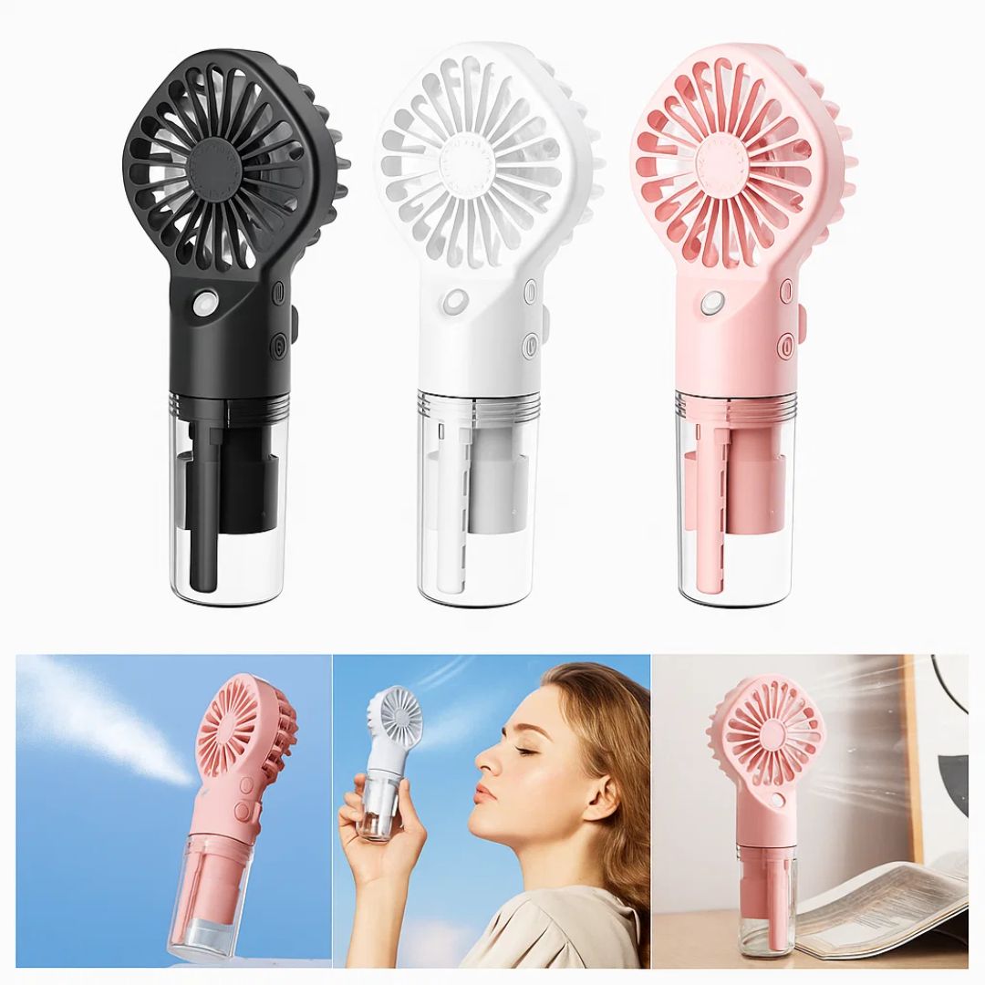 Compact Personal Misting Fan Spray