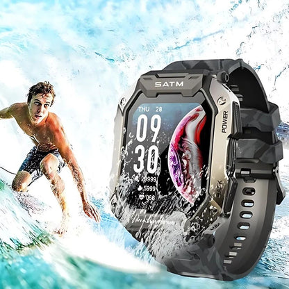 Rugged Outdoor Smartwatch with GPS Fitness Tracking