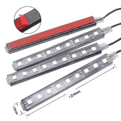 Colorful Car Interior LED Light Strip with Remote Control