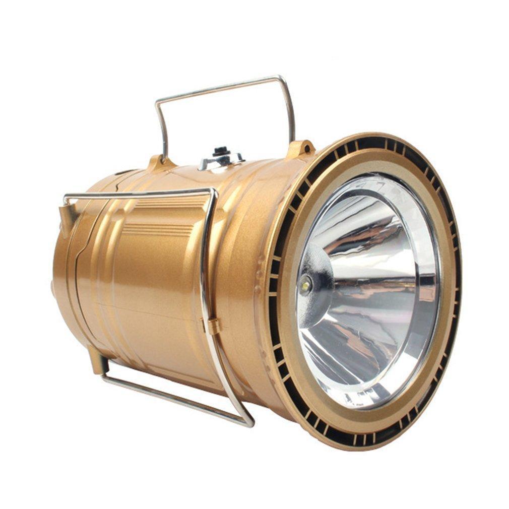 Compact LED Solar Camping Light Flashlight