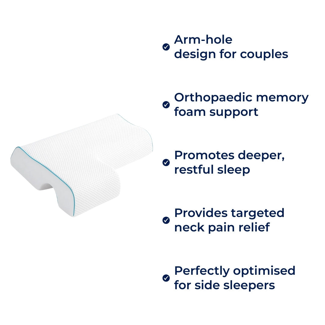 Contoured Neck Pillow for Better Sleep Support