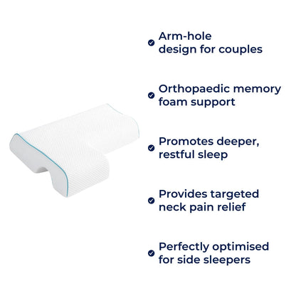Contoured Neck Pillow for Better Sleep Support