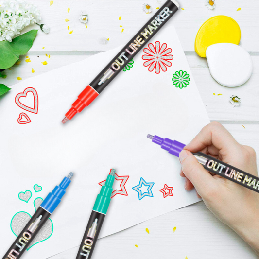 Vibrant Colorful Art Markers - Befez