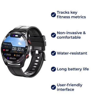 Accurate Fitness Tracker Smartwatch with GPS and Heart Rate