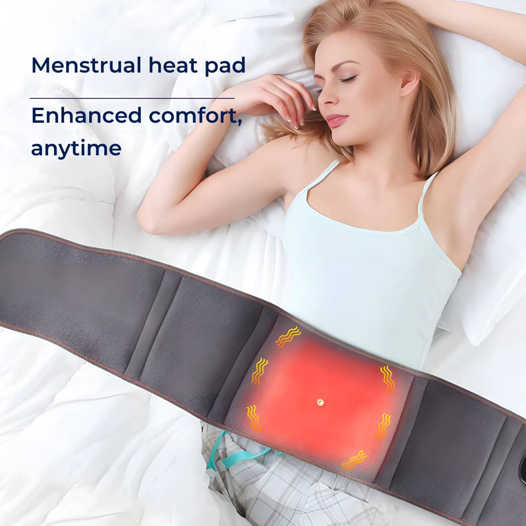 Warm Back Support Belt with Red Light Therapy