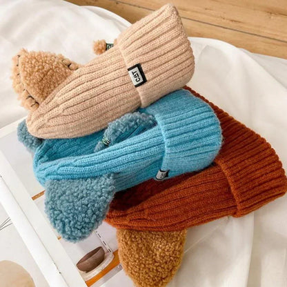 Warm Women's Knitted Winter Beanie Hat