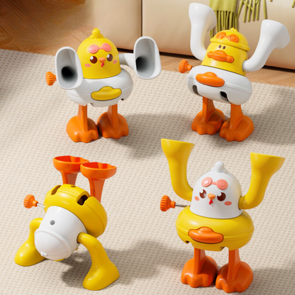 Colorful Hand Crank Tumbling Toy