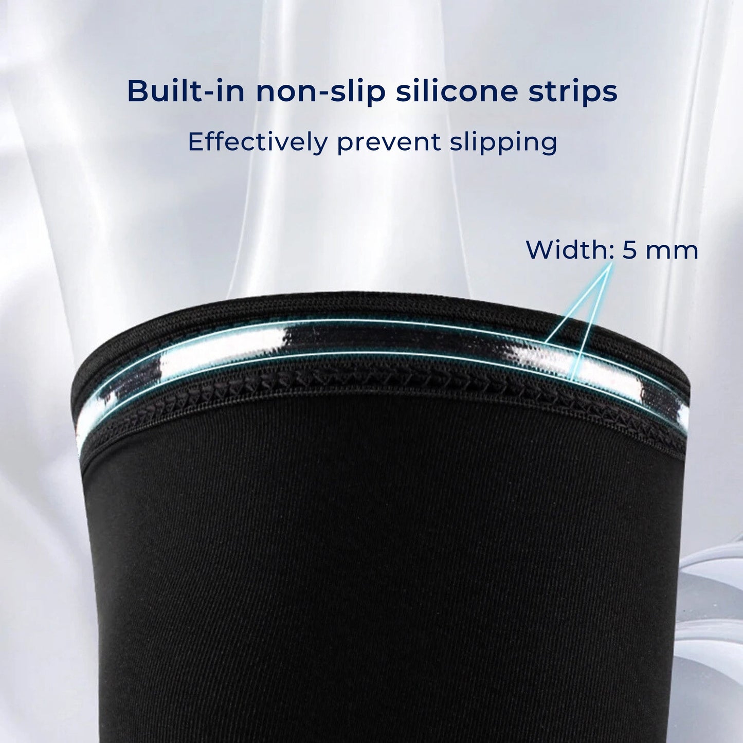 Sports Compression Leg Sleeve for Improved Blood Flow