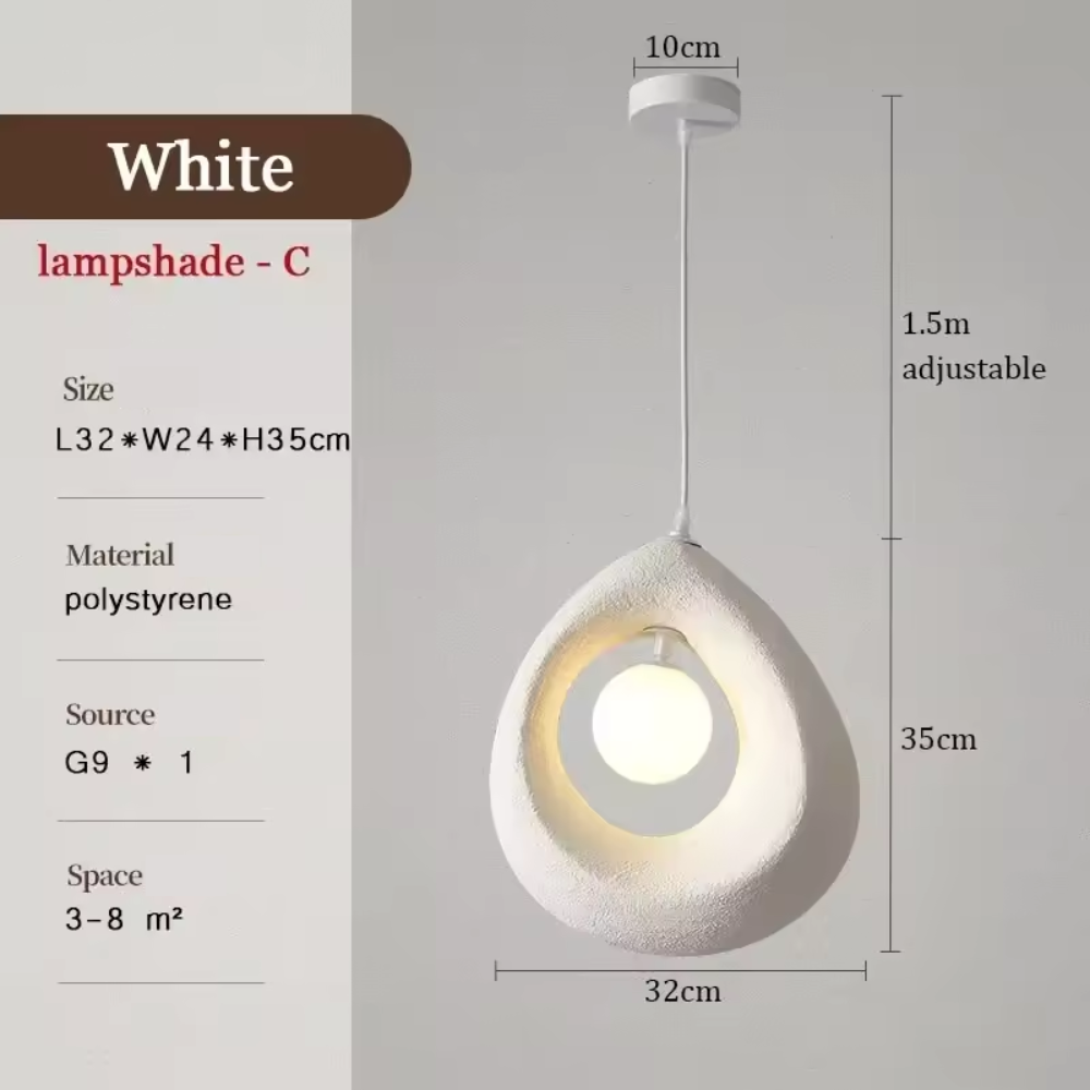 Simple Asian Style Hanging Light Pendant