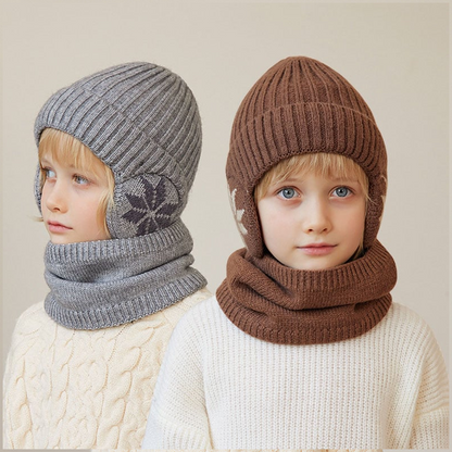 Cozy Kids Fleece Scarf and Beanie Set