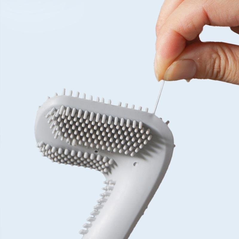Quick Clean Silicone Toilet Brush