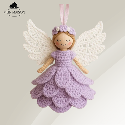 Soft Plush Guardian Angel Ornament