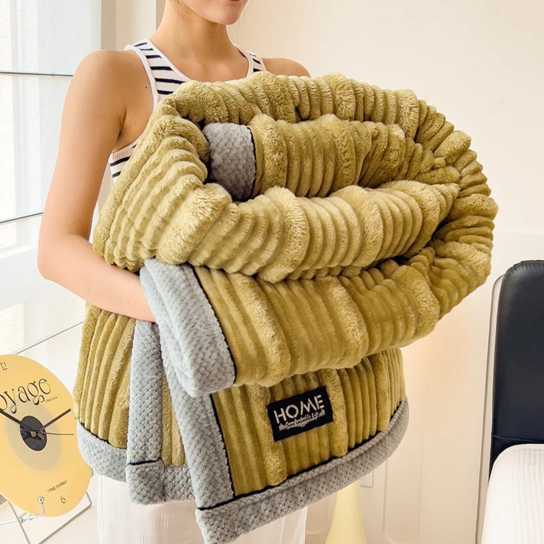 Soft Cozy Throw Blanket for Bed and Couch