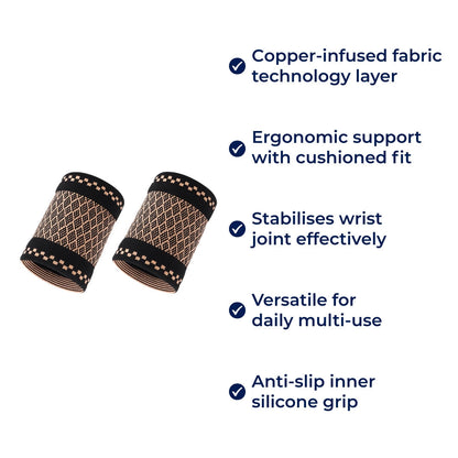 Comfortable Wrist Support Sleeve for Pain Relief
