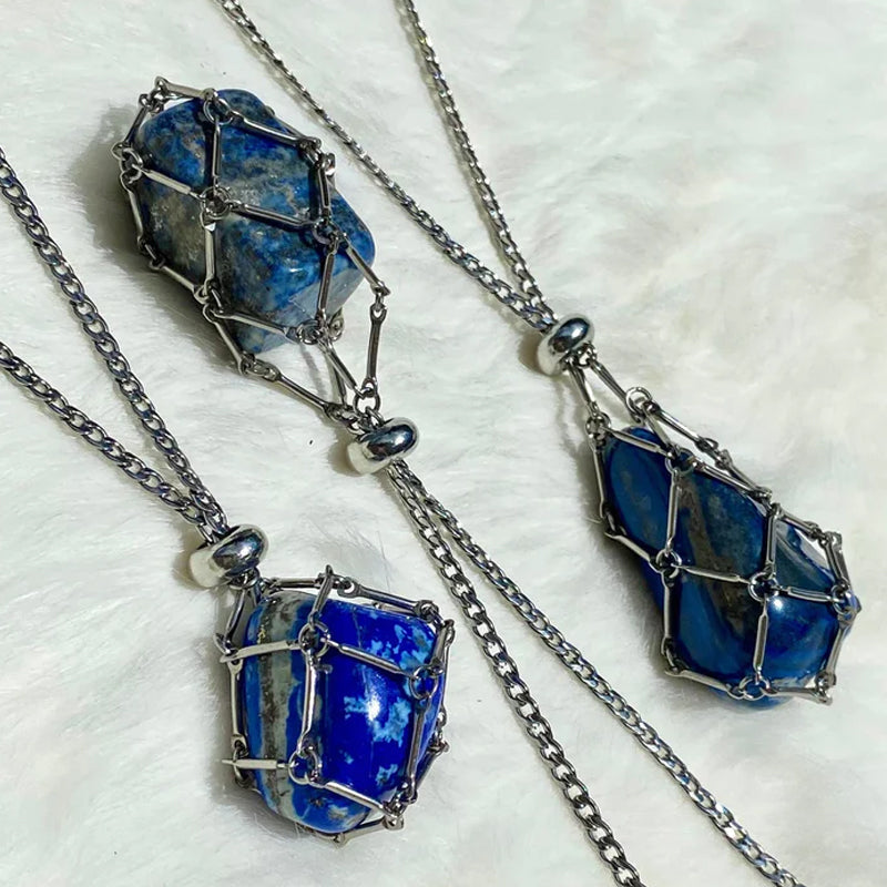 Sparkling Gemstone Pendant Necklace
