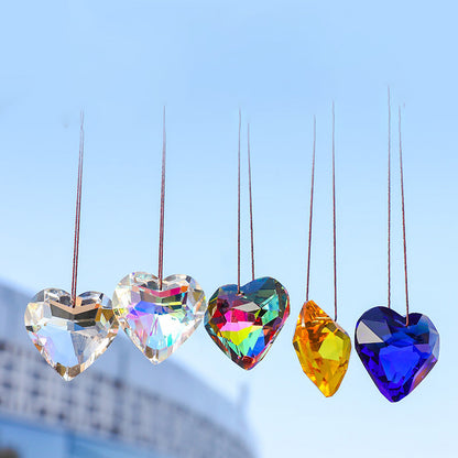 Beautiful Heart Shaped Glass Decor