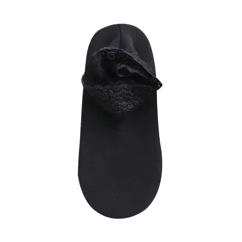 Cozy Socks with Fashionable Lace Design
