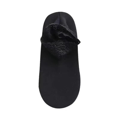 Cozy Socks with Fashionable Lace Design