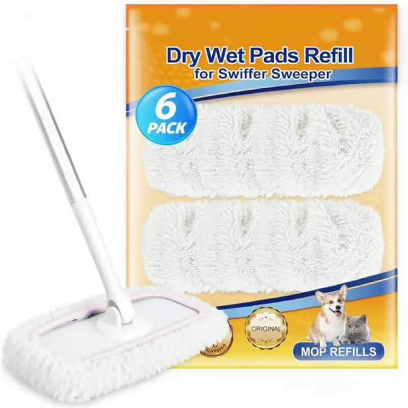 Washable Microfiber Mop Pad
