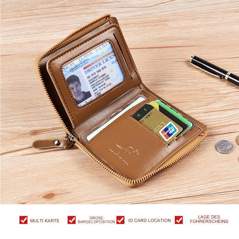 Secure Leather RFID Wallet for Men Women