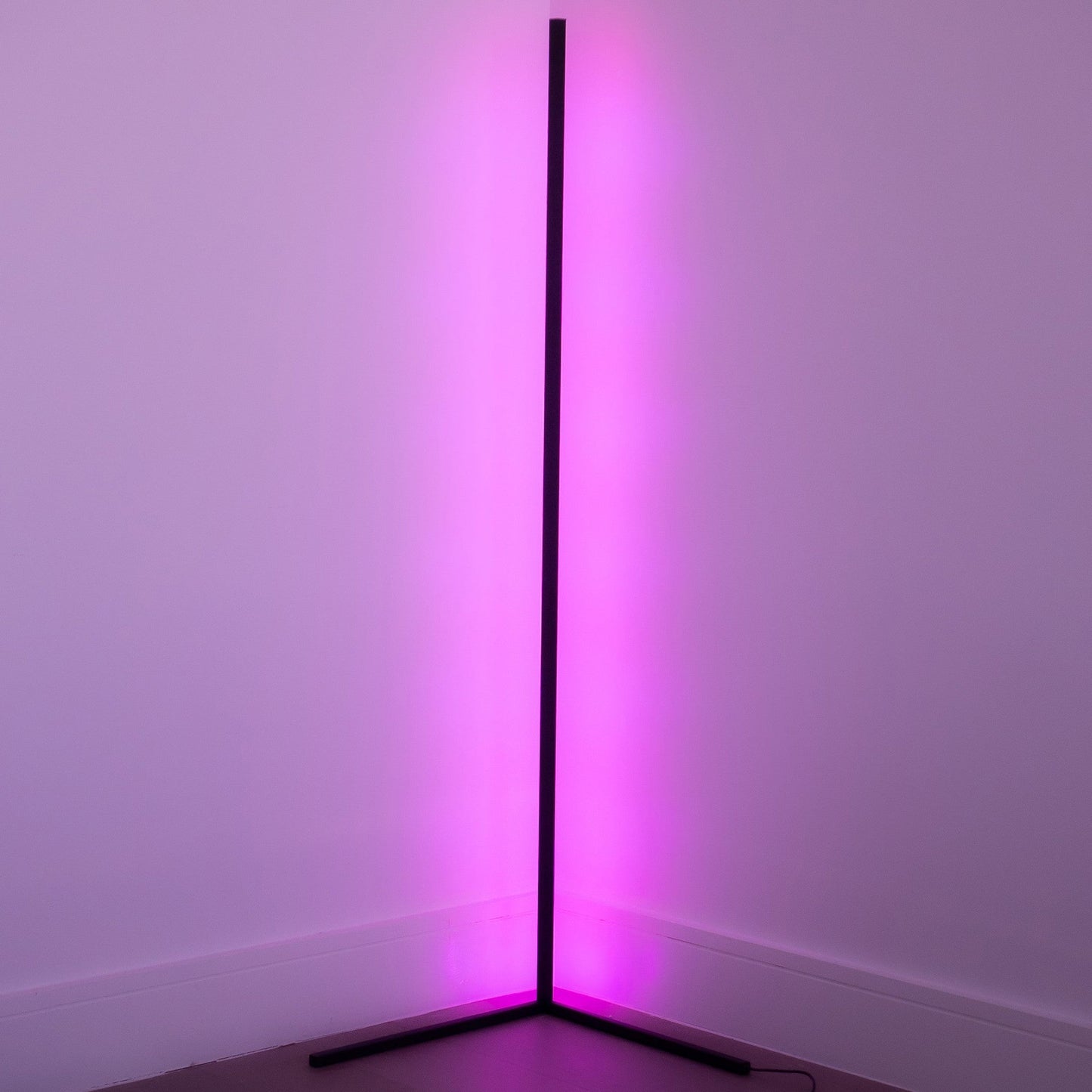 Slim Corner Floor Lamp LED Adjustable Modern Style