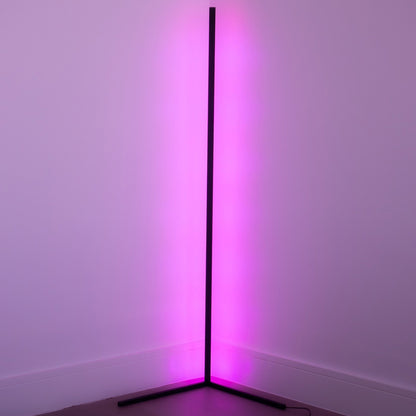 Slim Corner Floor Lamp LED Adjustable Modern Style