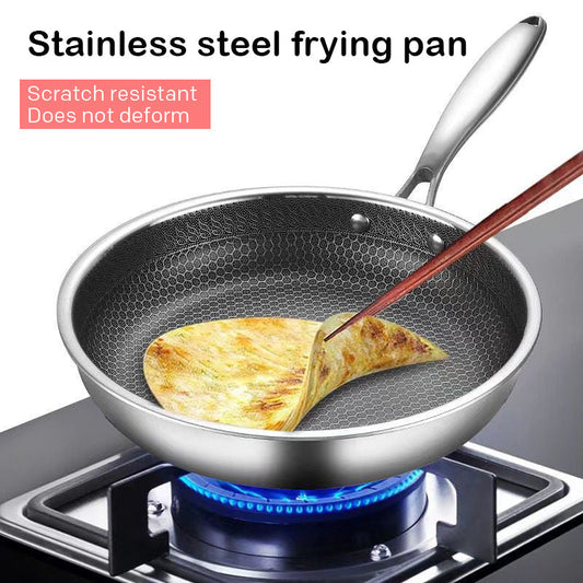 Durable Anti-stick Steel Honeycomb Fry Pan - Befez