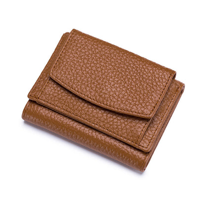 Genuine Leather Slim RFID Wallet