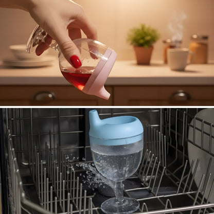 Spill Proof Sippy Cup with Easy Grip Handles
