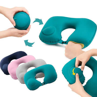 Comfortable Inflatable Travel Neck Pillow
