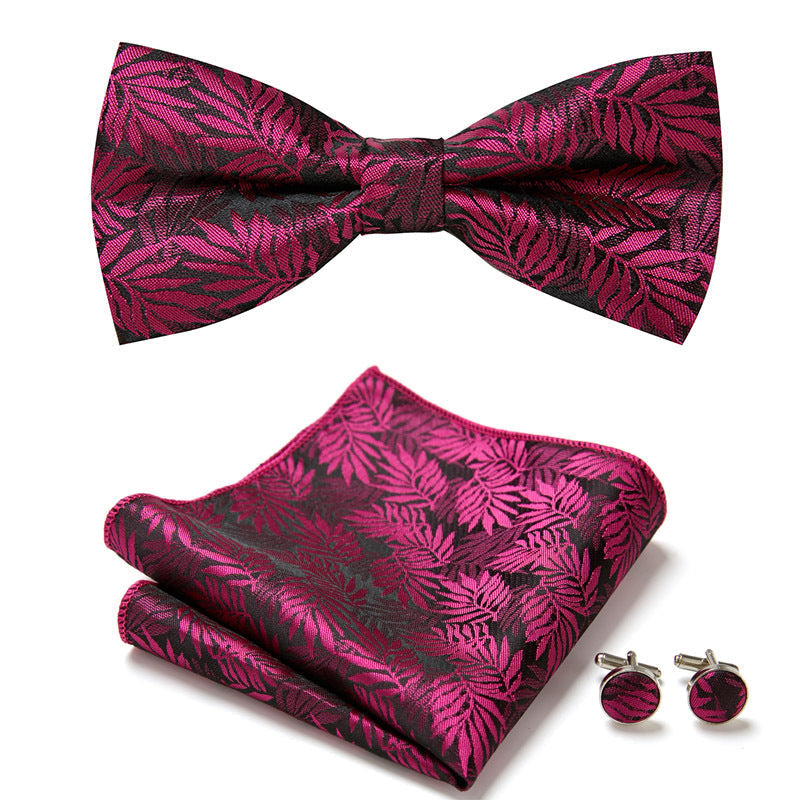 Classic Bow Tie Three Piece Suit Set