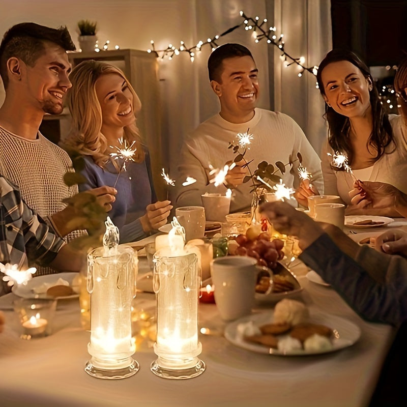 Warm LED Flameless Candles for Home Ambiance