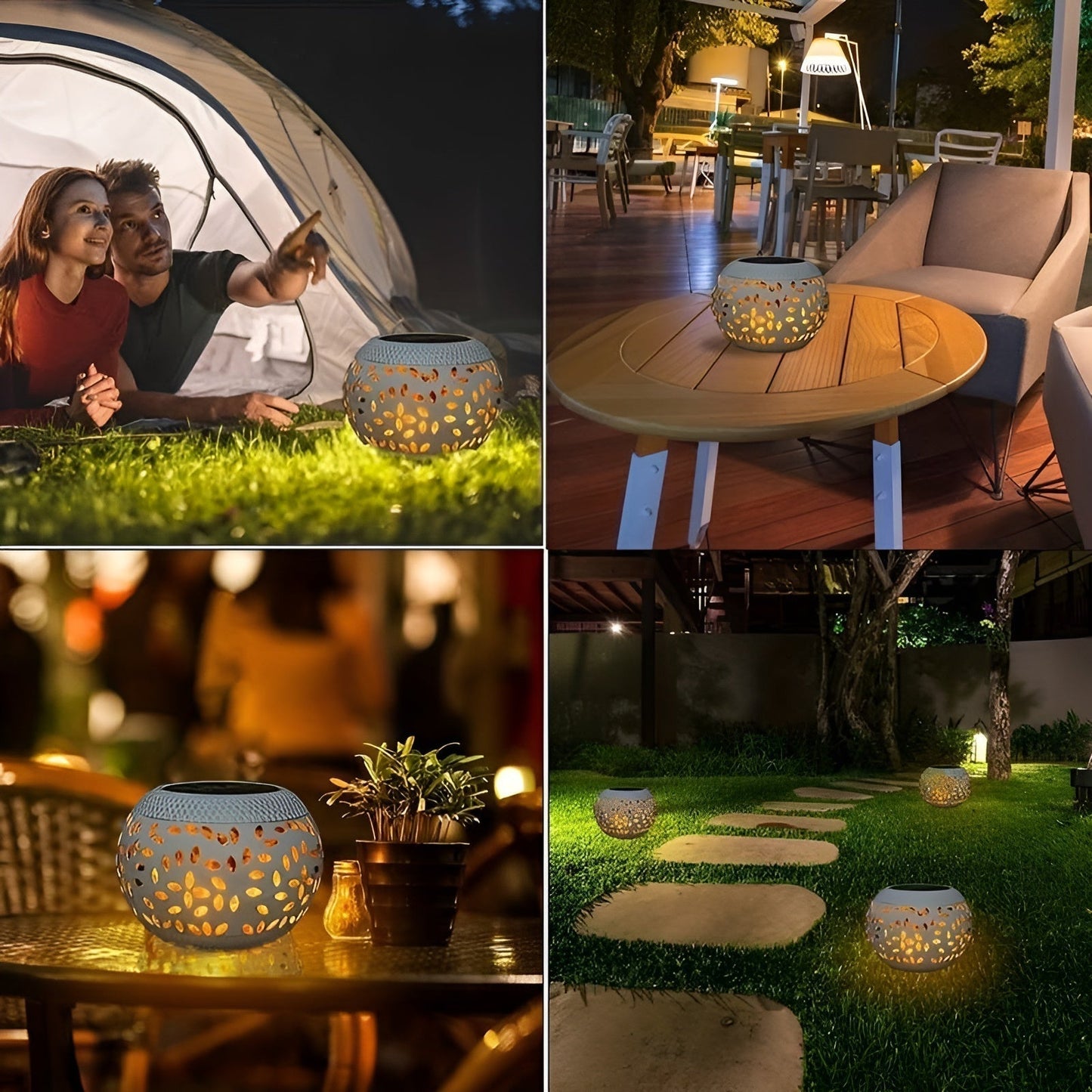Stylish Solar Dot Pathway Lamp
