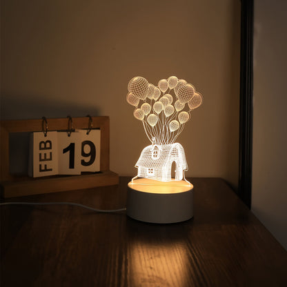 Colorful 3D USB LED Ball Lamp