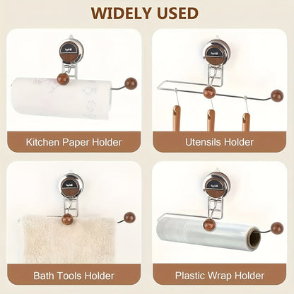 Sticky Mount Paper Towel Holder Stainless Steel