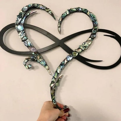 Romantic Metal Heart Wall Art