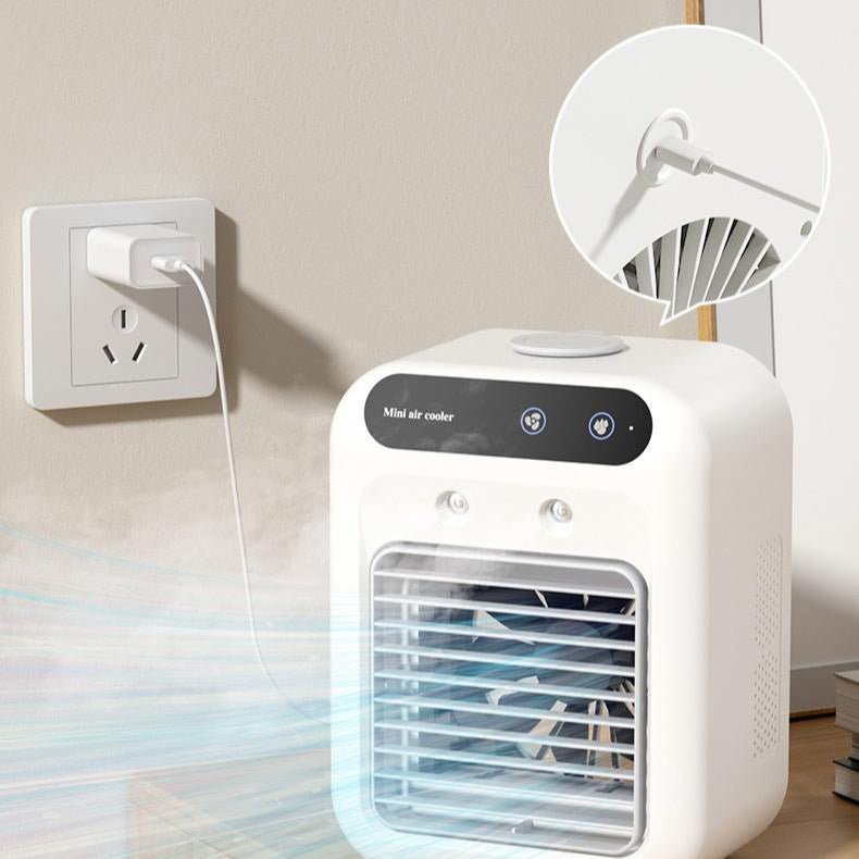Compact Personal Cooling Fan for Hot Summer Days