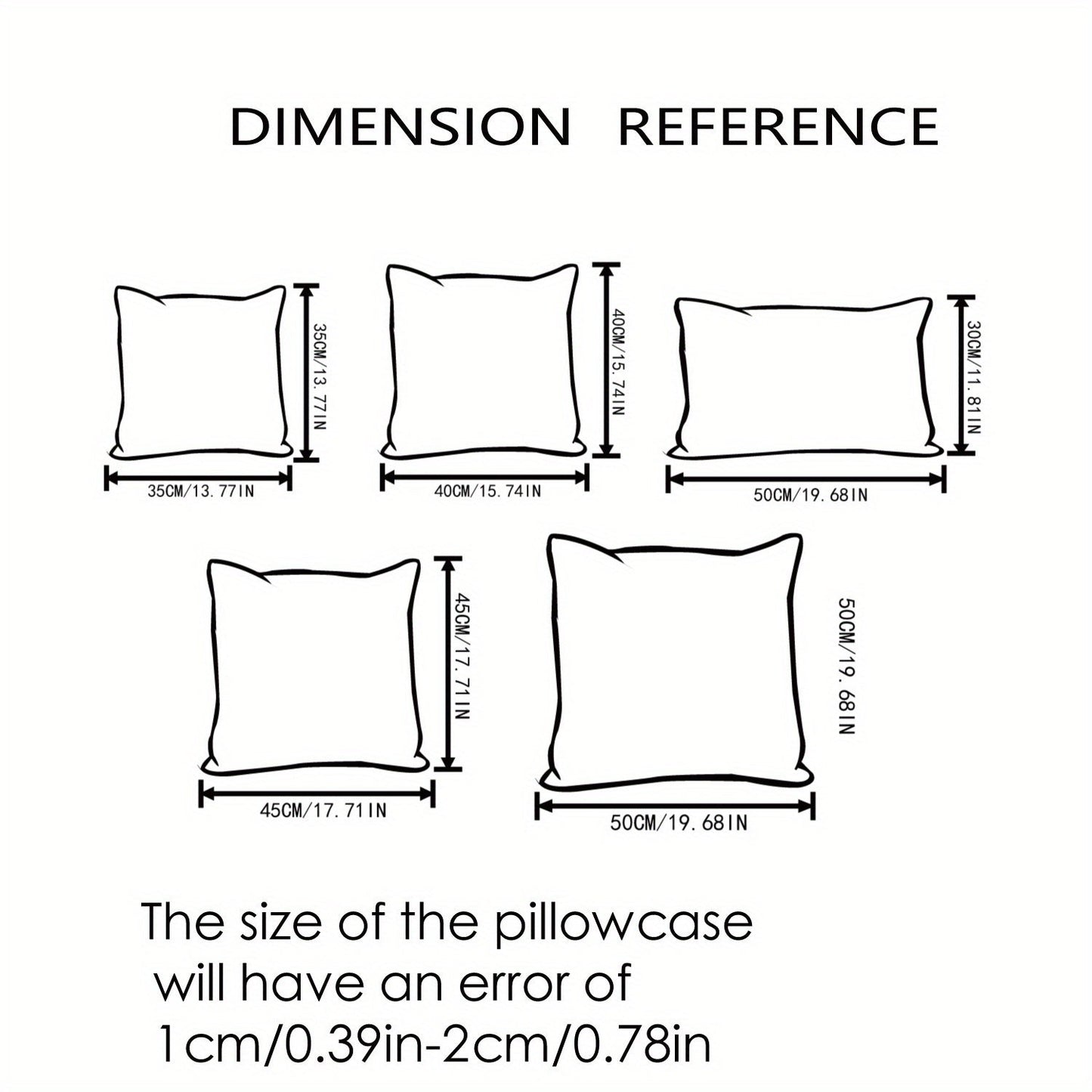 Soft Decorative Pillowcase for Home and Bed