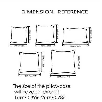 Soft Decorative Pillowcase for Home and Bed