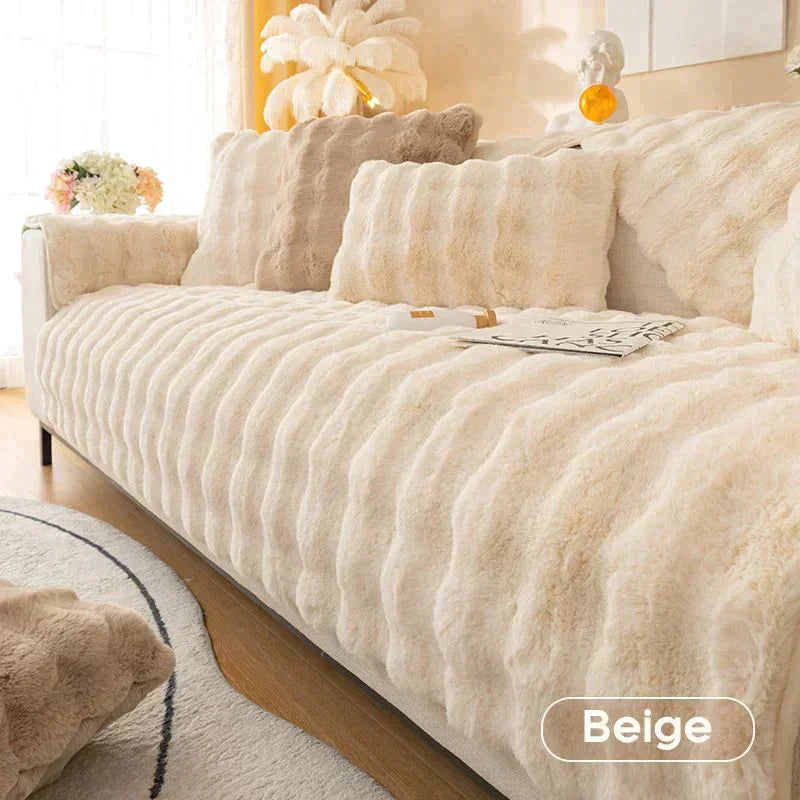 Plush Sofa Throw Blanket for Cozy Living Room Decor