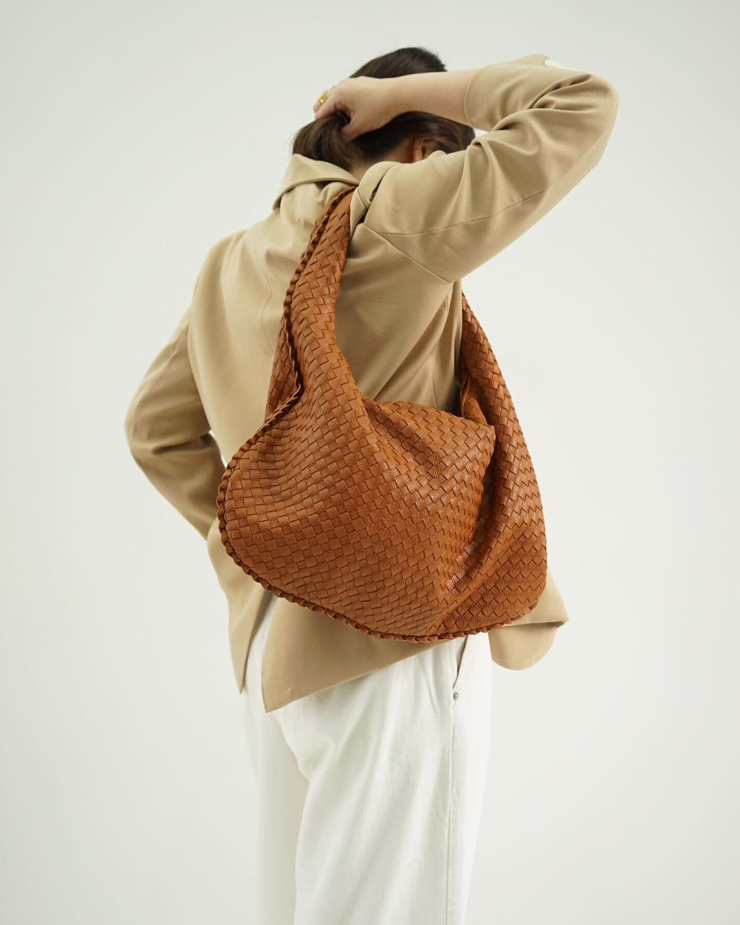 Luxury Genuine Leather Tote Bag