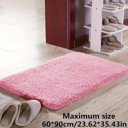 Plush Bathroom Mat with Extra Grip and Absorbency