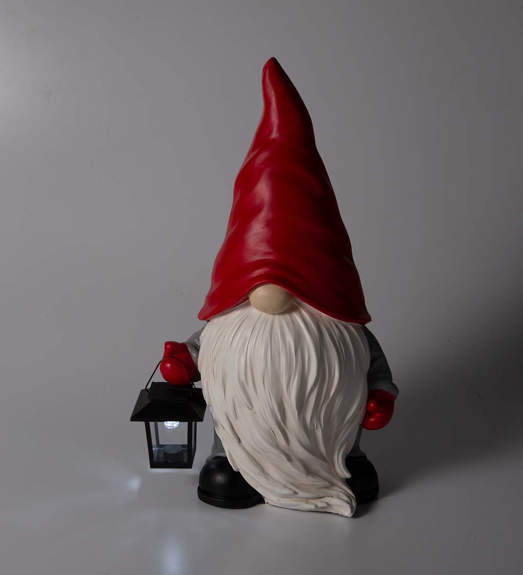 Friendly Garden Gnome Statue